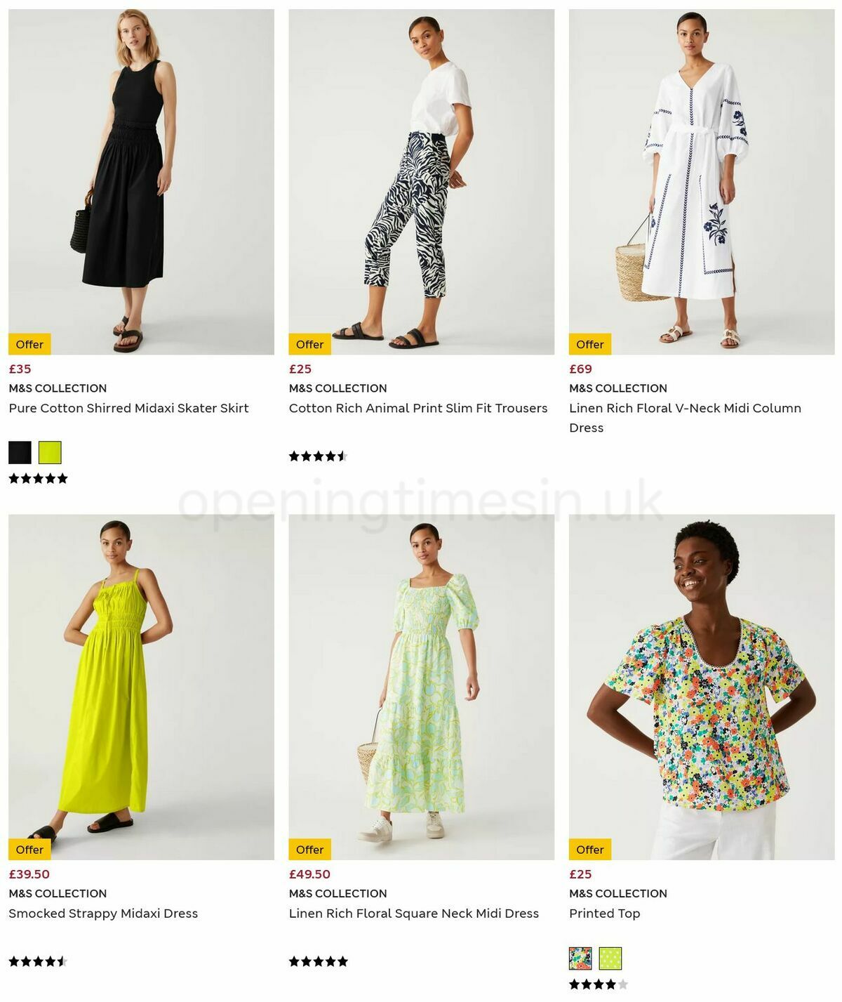 M&S Marks and Spencer Offers from 29 May