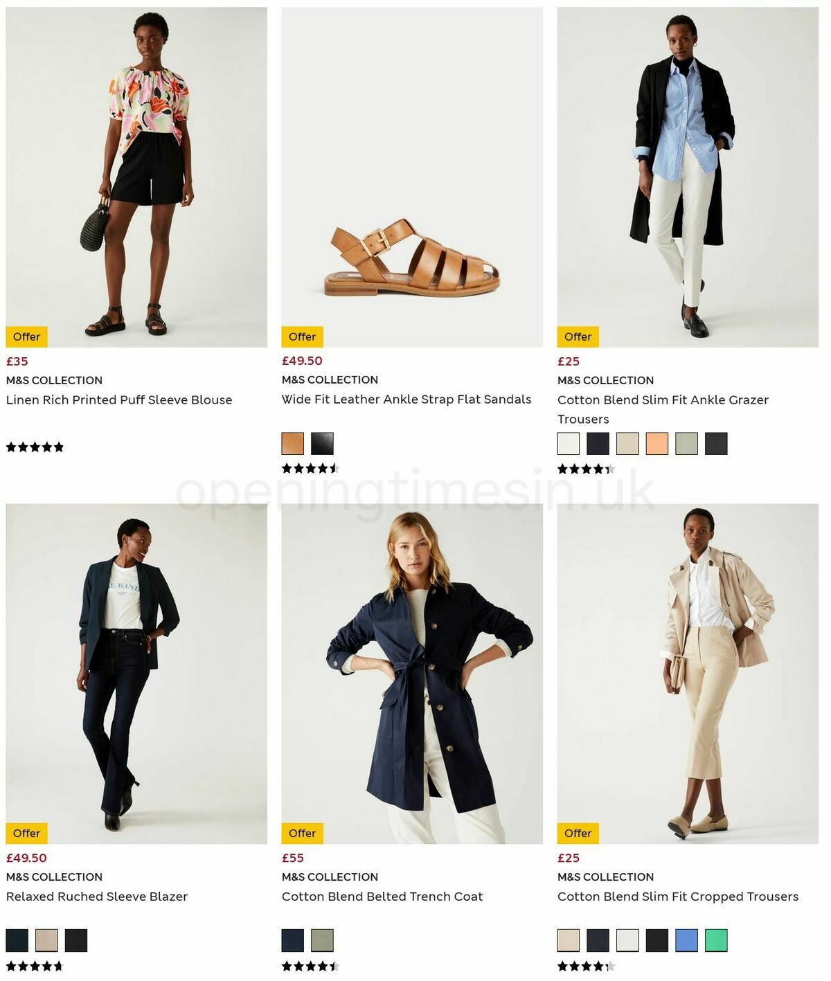 M&S Marks and Spencer Offers from 29 May