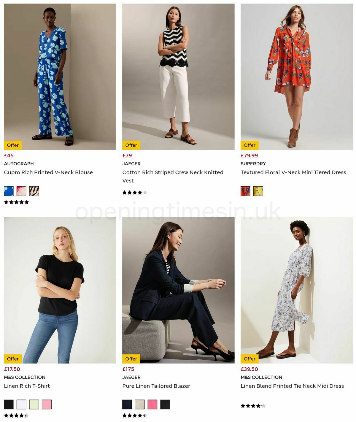 M&S Marks and Spencer Offers from 12 June