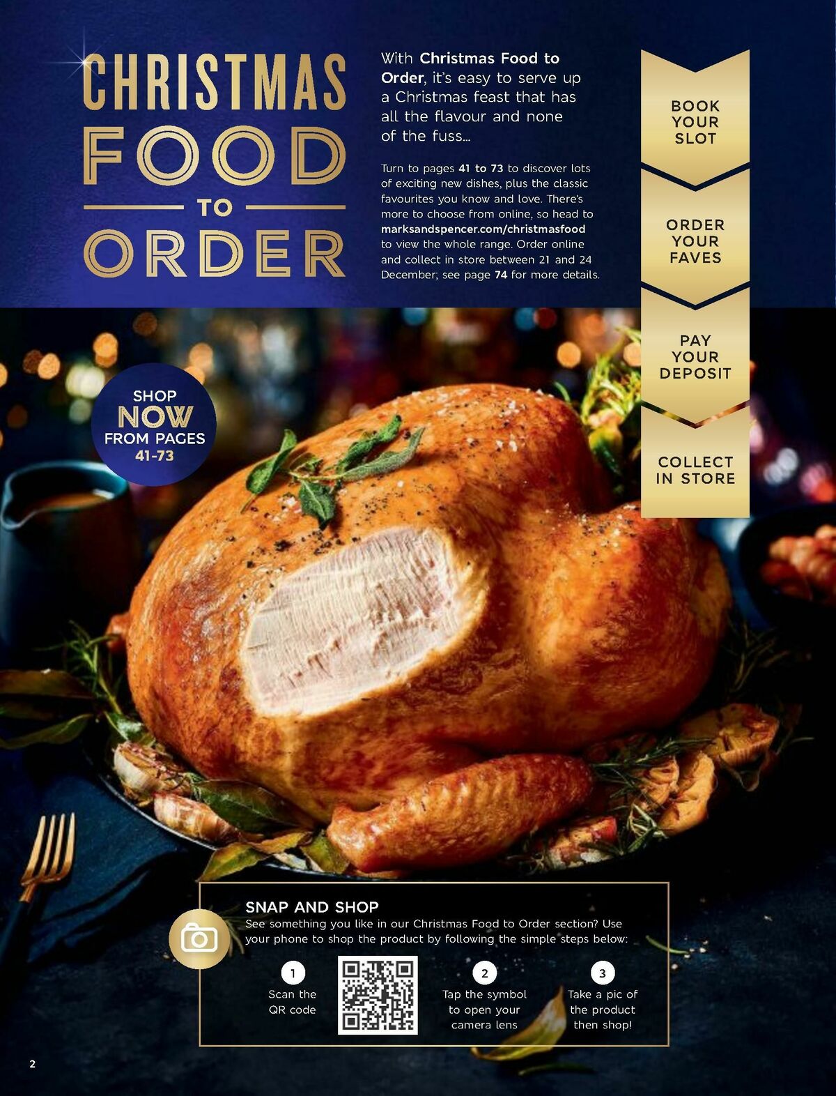 M&S Marks and Spencer Christmas Food Offers from 6 October