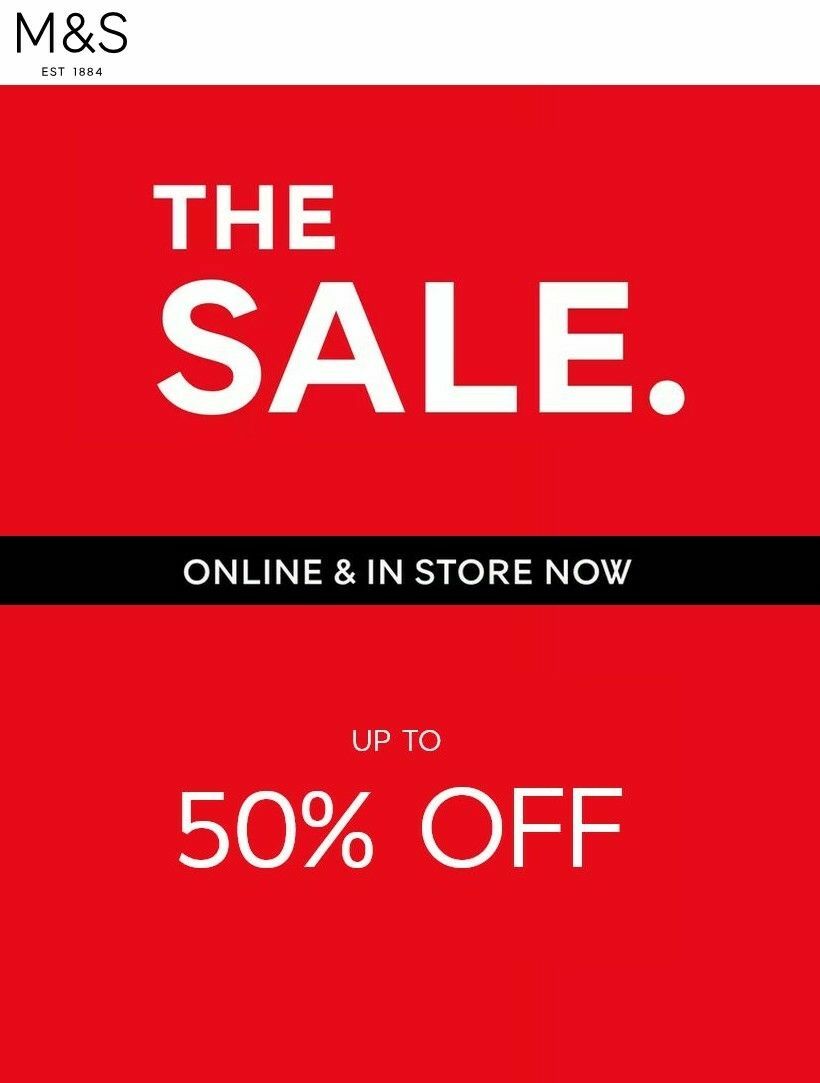 M&S Marks and Spencer Offers from 1 January