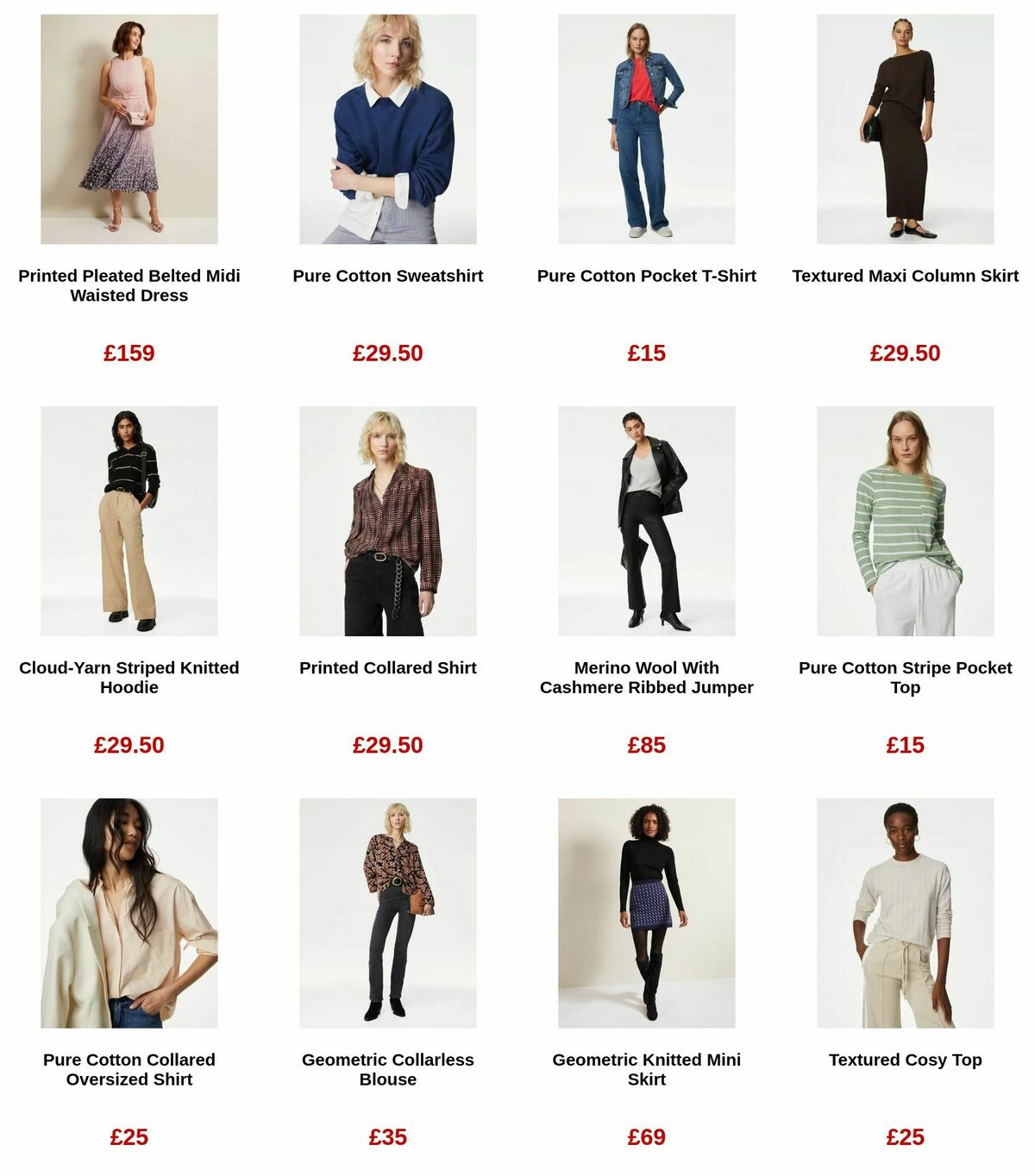 M&S Marks and Spencer Offers from 15 January