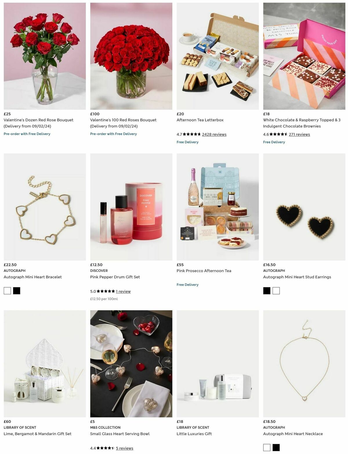 M&S Marks and Spencer Valentine's Day Offers from 5 February