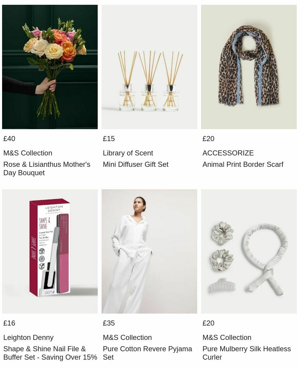 M&S Marks and Spencer Mother's Day Offers from 17 March