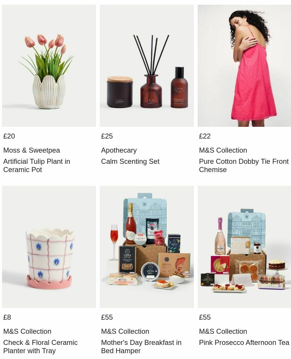 M&S Marks and Spencer Mother's Day Offers from 17 March