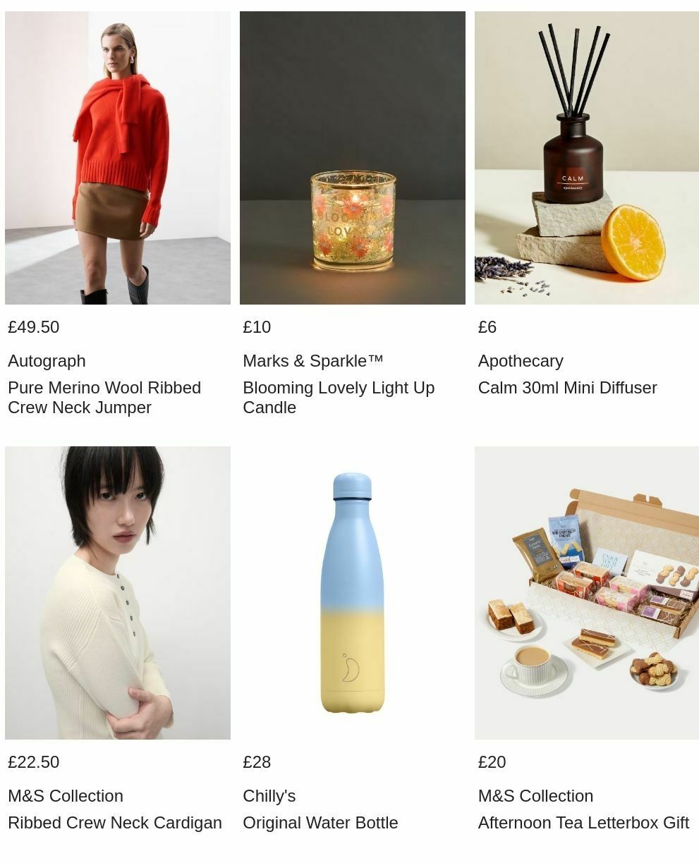 M&S Marks and Spencer Mother's Day Offers from 17 March