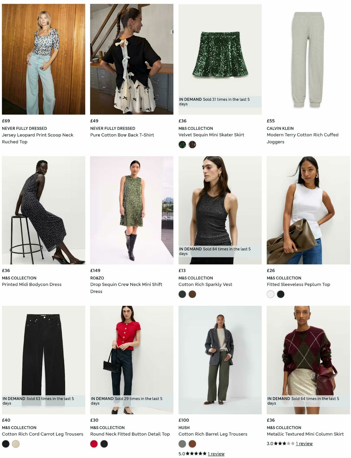 M&S Marks and Spencer Offers from 6 October