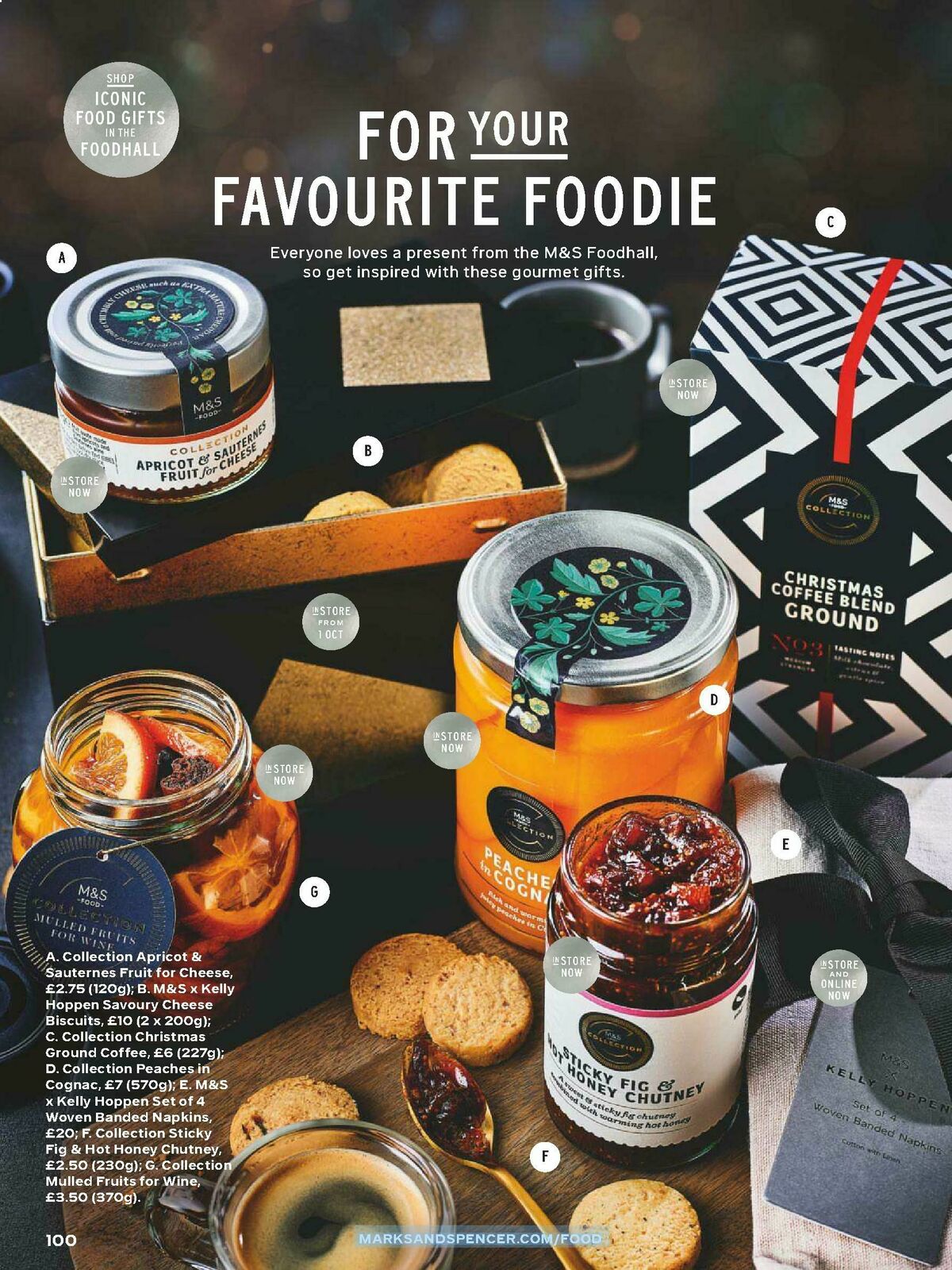 M&S Marks and Spencer Christmas Food to Order Offers from 3 November