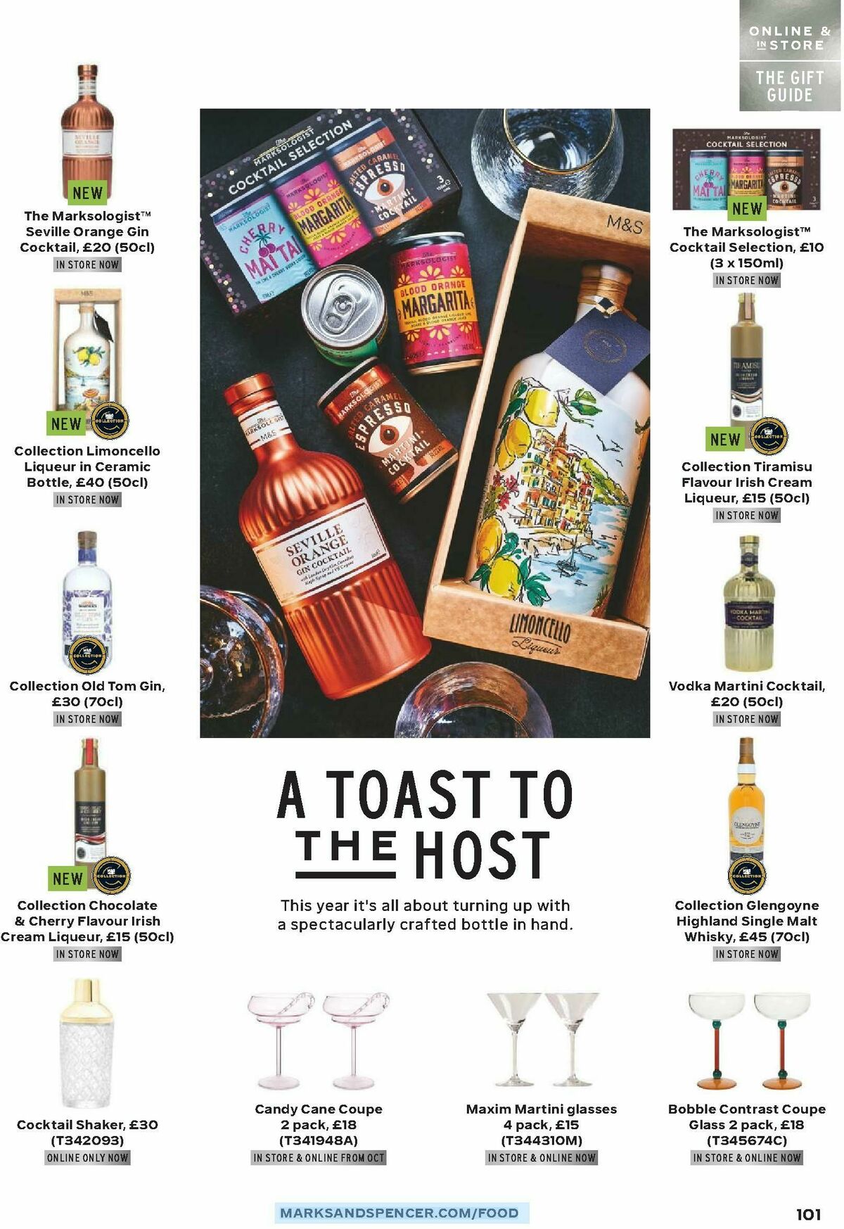 M&S Marks and Spencer Christmas Food to Order Offers from 3 November