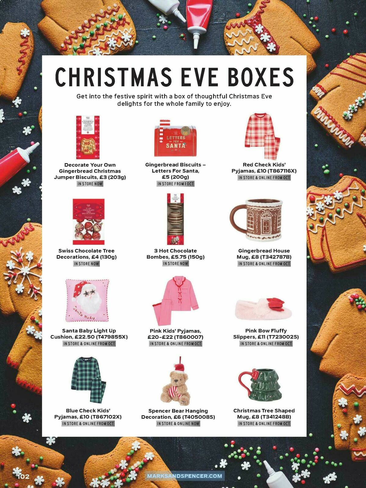 M&S Marks and Spencer Christmas Food to Order Offers from 3 November