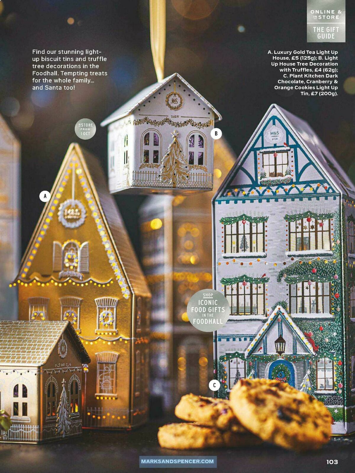 M&S Marks and Spencer Christmas Food to Order Offers from 3 November