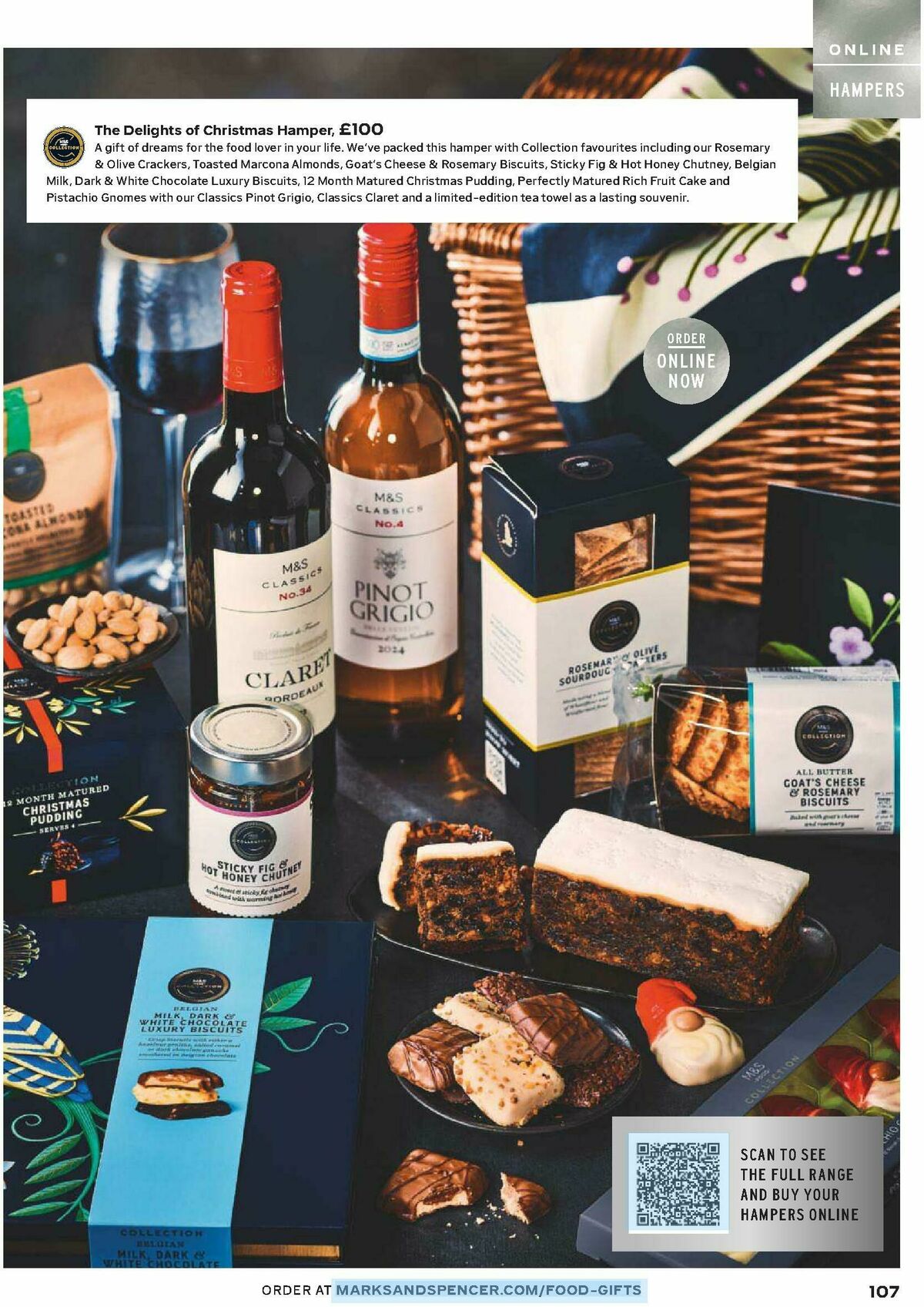 M&S Marks and Spencer Christmas Food to Order Offers from 3 November