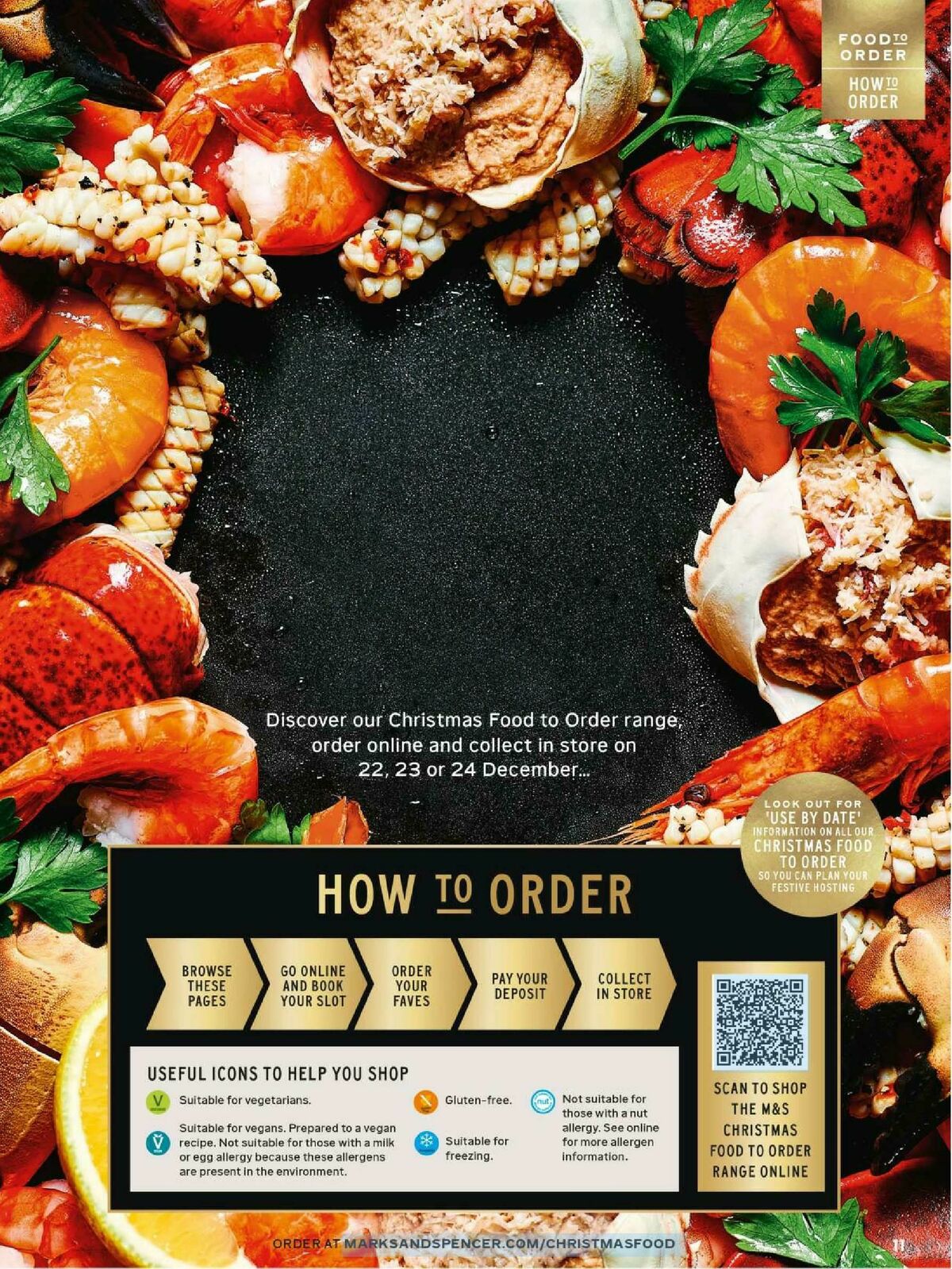 M&S Marks and Spencer Christmas Food to Order Offers from 3 November