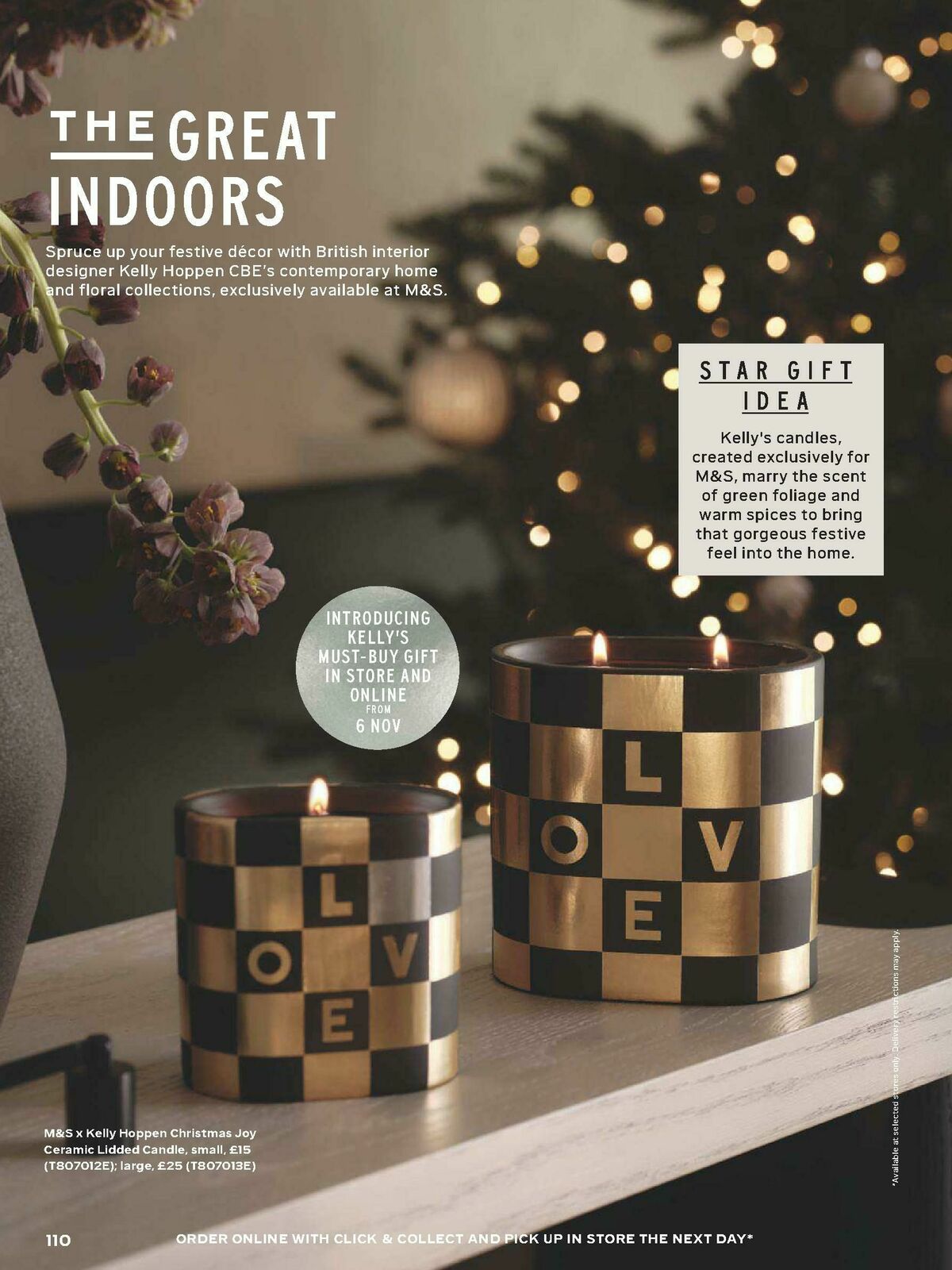 M&S Marks and Spencer Christmas Food to Order Offers from 3 November