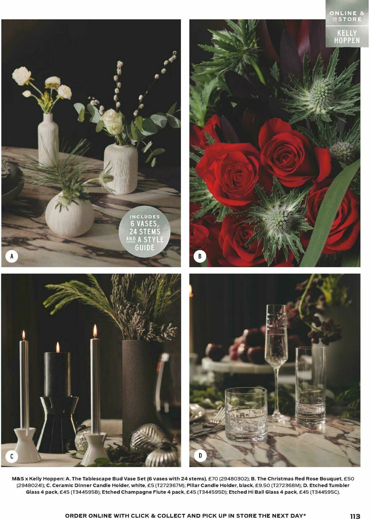 M&S Marks and Spencer Christmas Food to Order Offers from 3 November