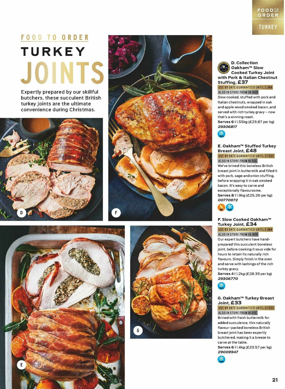 M&S Marks and Spencer Christmas Food to Order Offers from 3 November