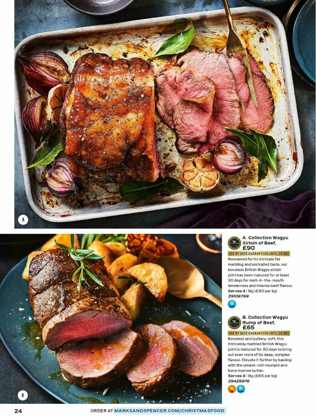 M&S Marks and Spencer Christmas Food to Order Offers from 3 November