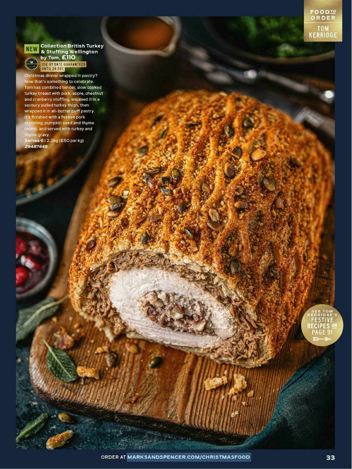 M&S Marks and Spencer Christmas Food to Order Offers from 3 November
