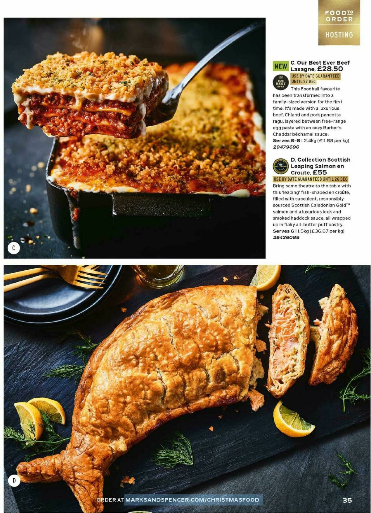 M&S Marks and Spencer Christmas Food to Order Offers from 3 November