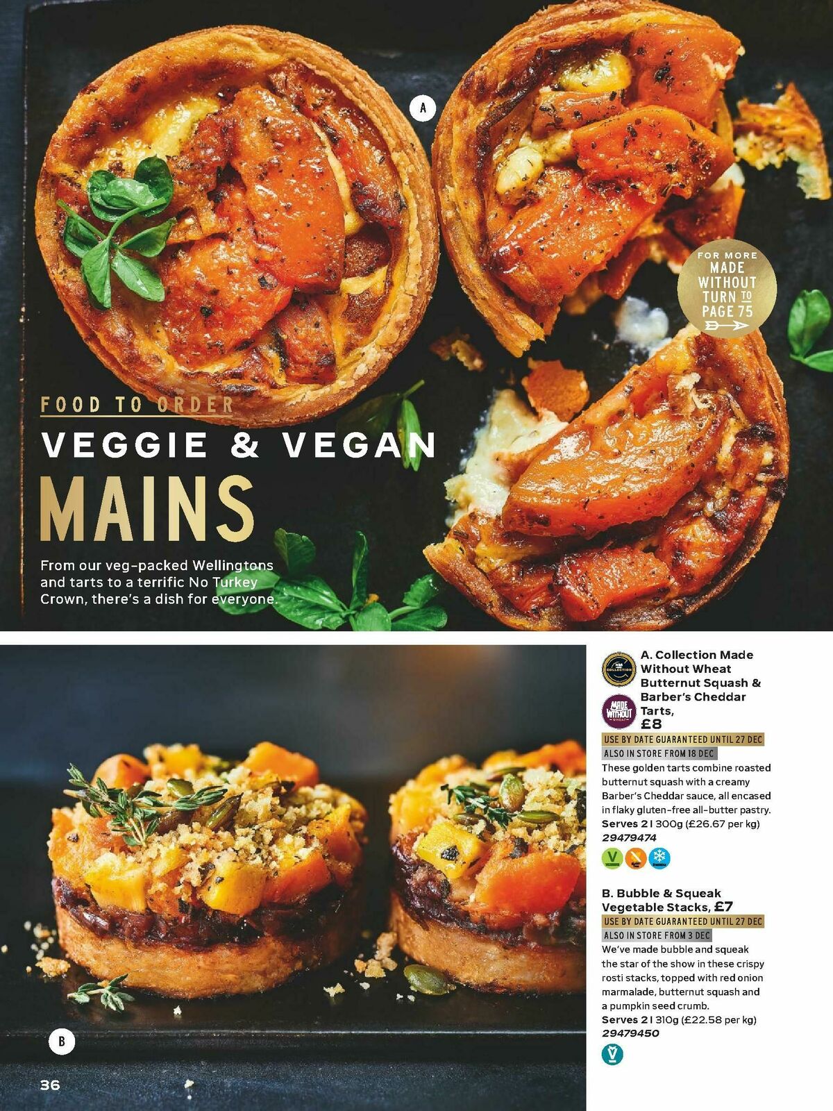 M&S Marks and Spencer Christmas Food to Order Offers from 3 November