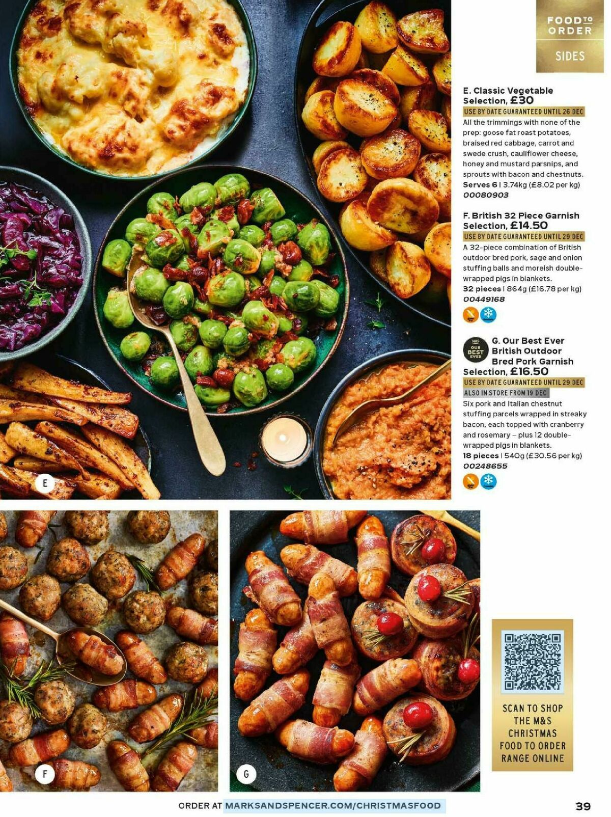 M&S Marks and Spencer Christmas Food to Order Offers from 3 November