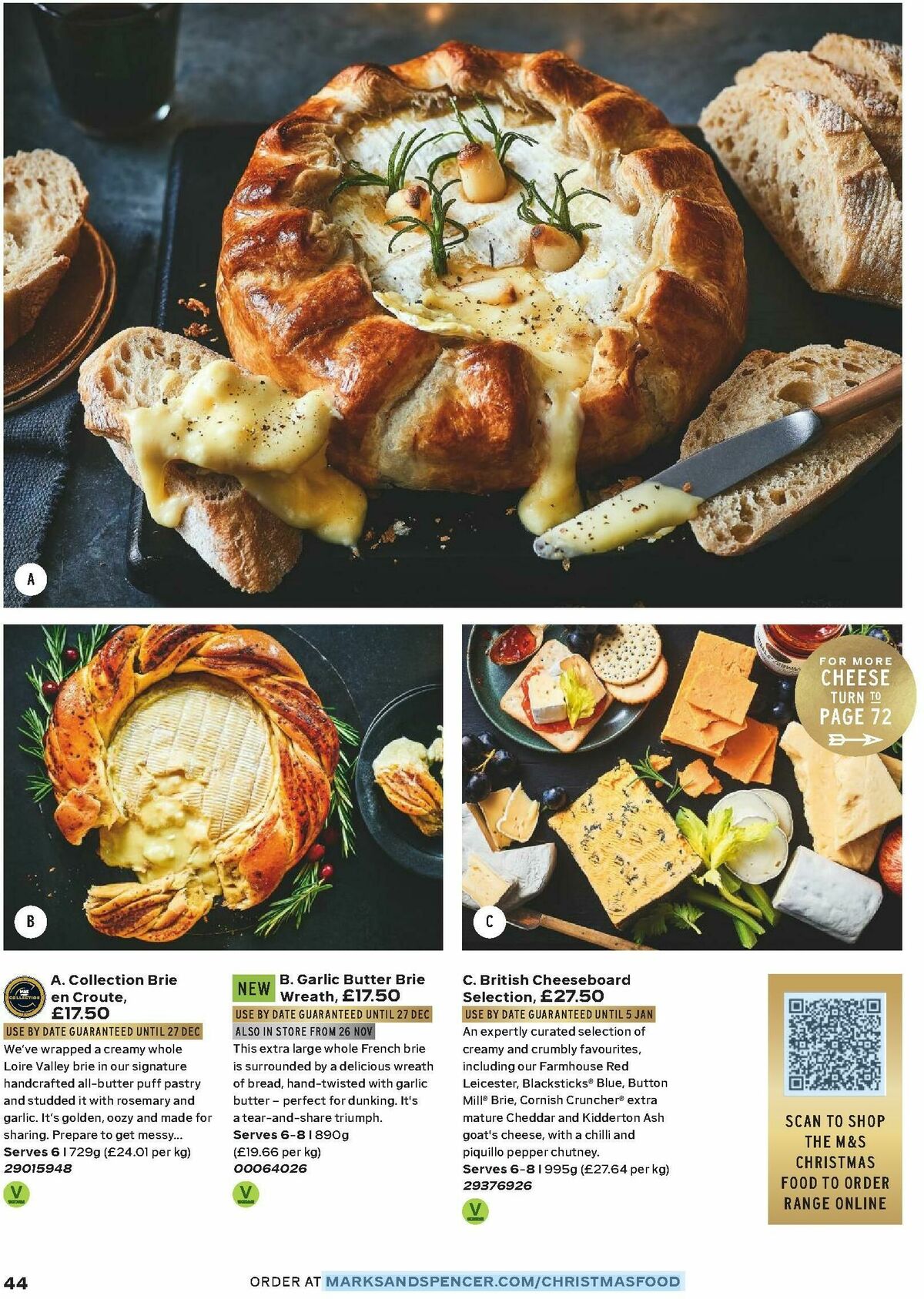 M&S Marks and Spencer Christmas Food to Order Offers from 3 November