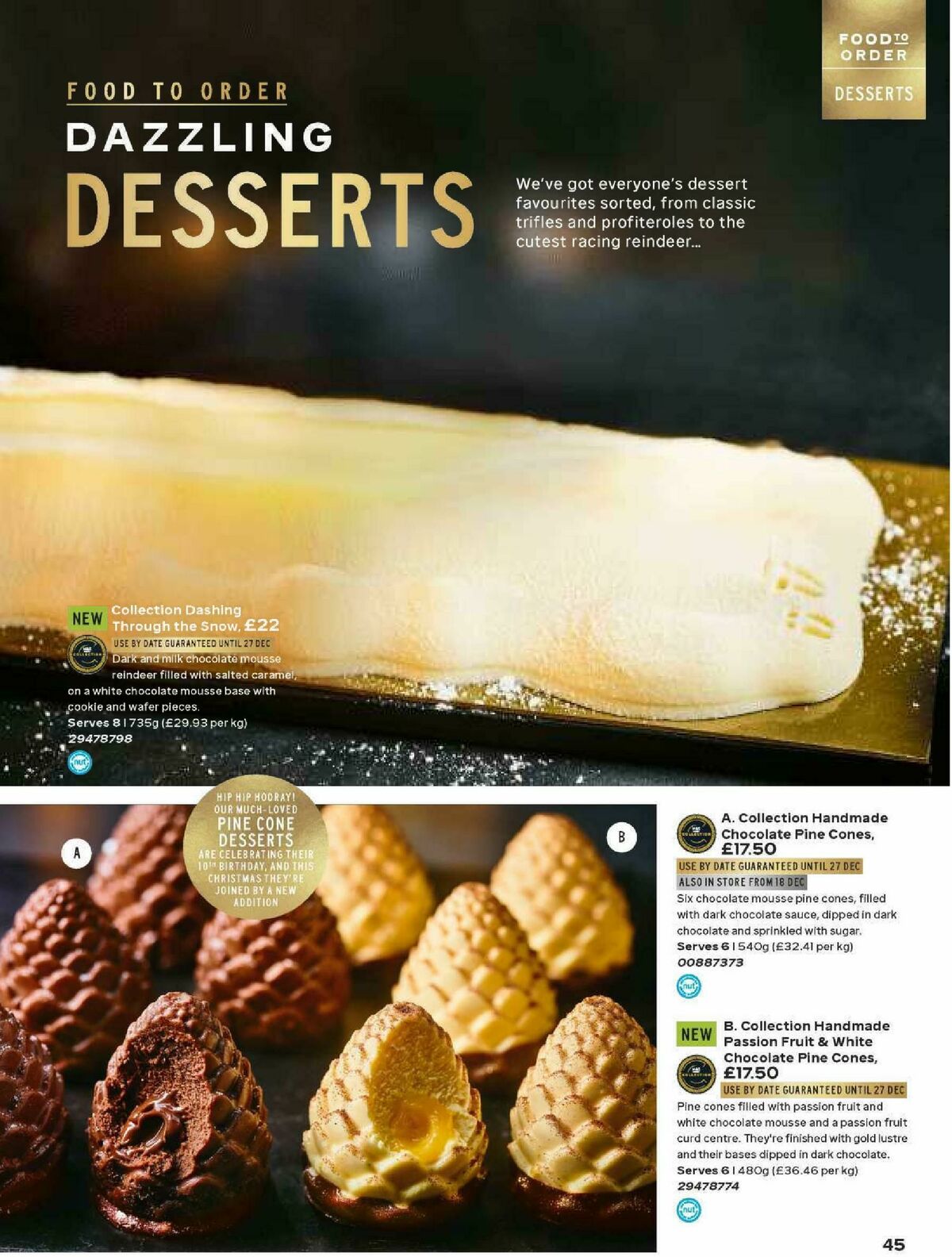 M&S Marks and Spencer Christmas Food to Order Offers from 3 November