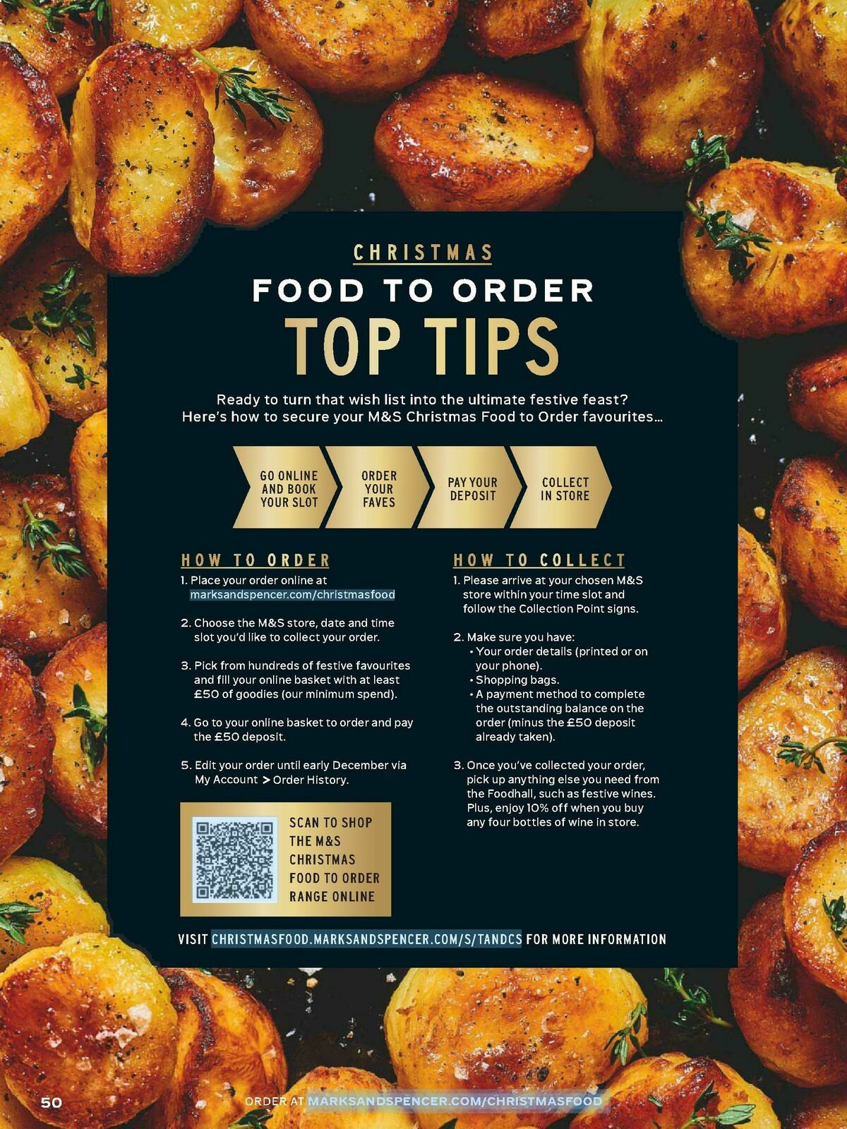 M&S Marks and Spencer Christmas Food to Order Offers from 3 November