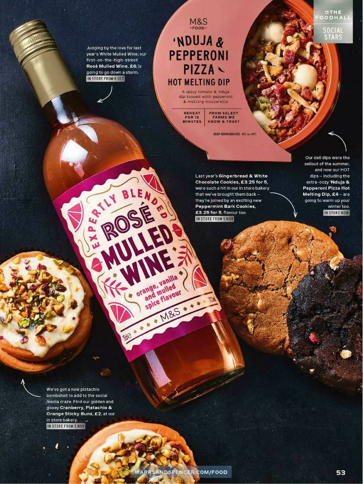 M&S Marks and Spencer Christmas Food to Order Offers from 3 November