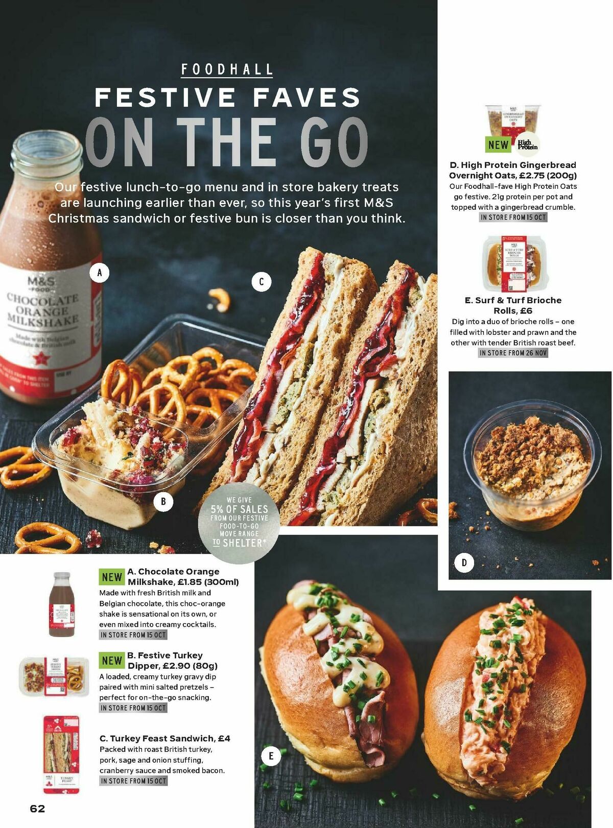 M&S Marks and Spencer Christmas Food to Order Offers from 3 November