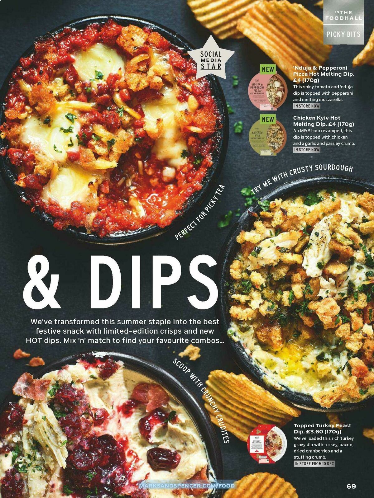 M&S Marks and Spencer Christmas Food to Order Offers from 3 November