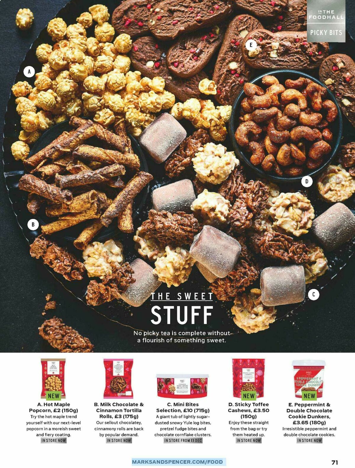 M&S Marks and Spencer Christmas Food to Order Offers from 3 November