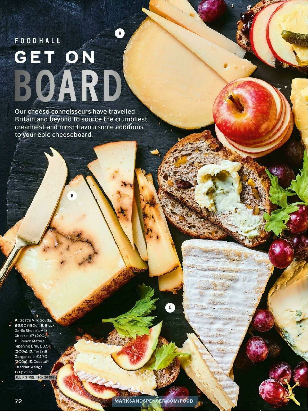 M&S Marks and Spencer Christmas Food to Order Offers from 3 November