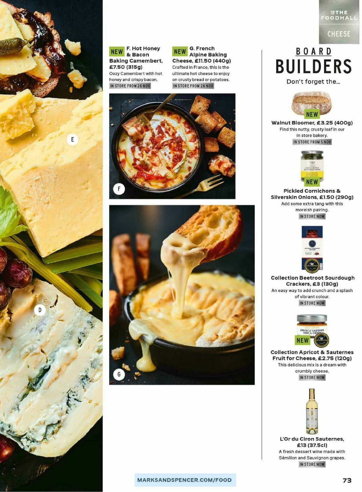 M&S Marks and Spencer Christmas Food to Order Offers from 3 November