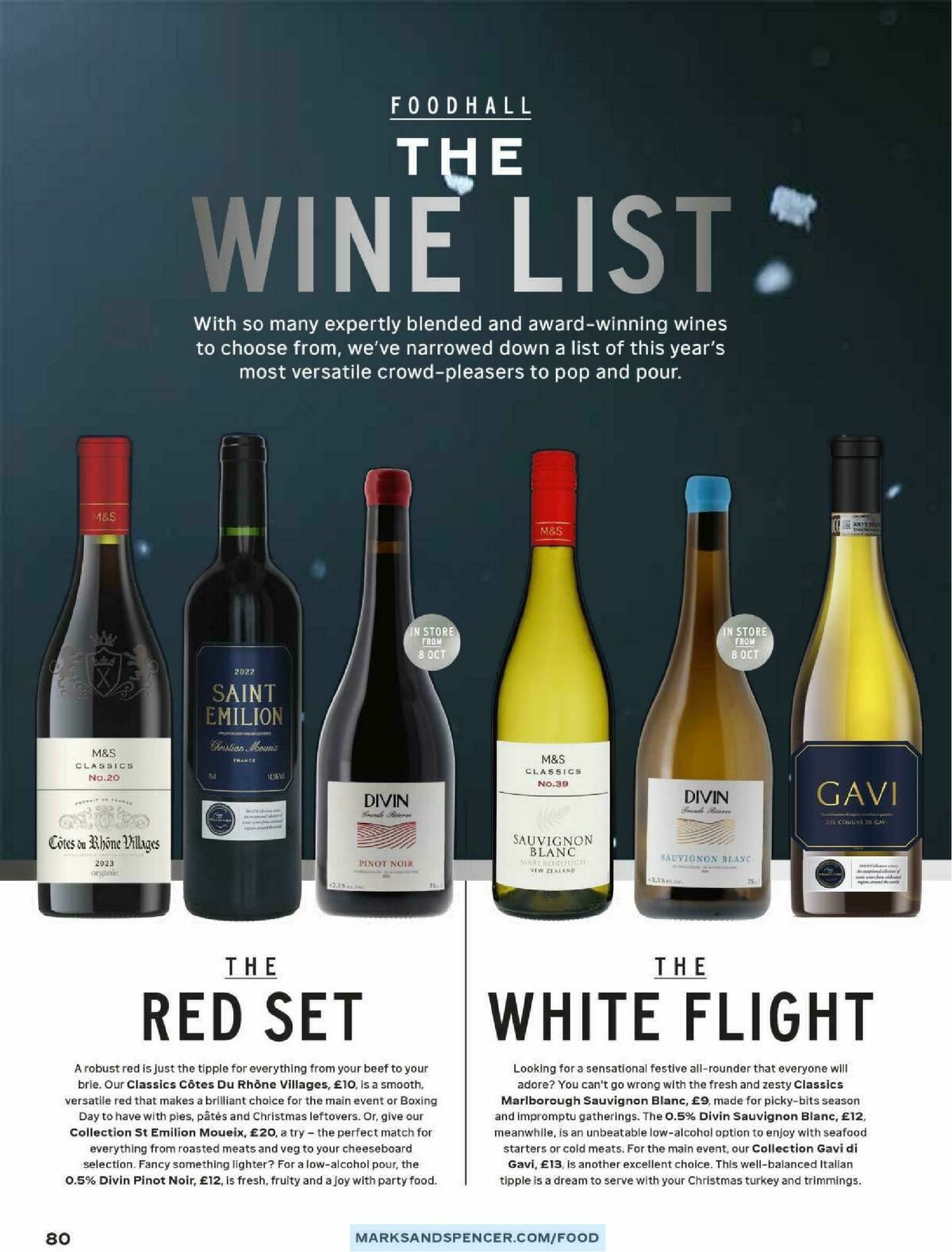 M&S Marks and Spencer Christmas Food to Order Offers from 3 November