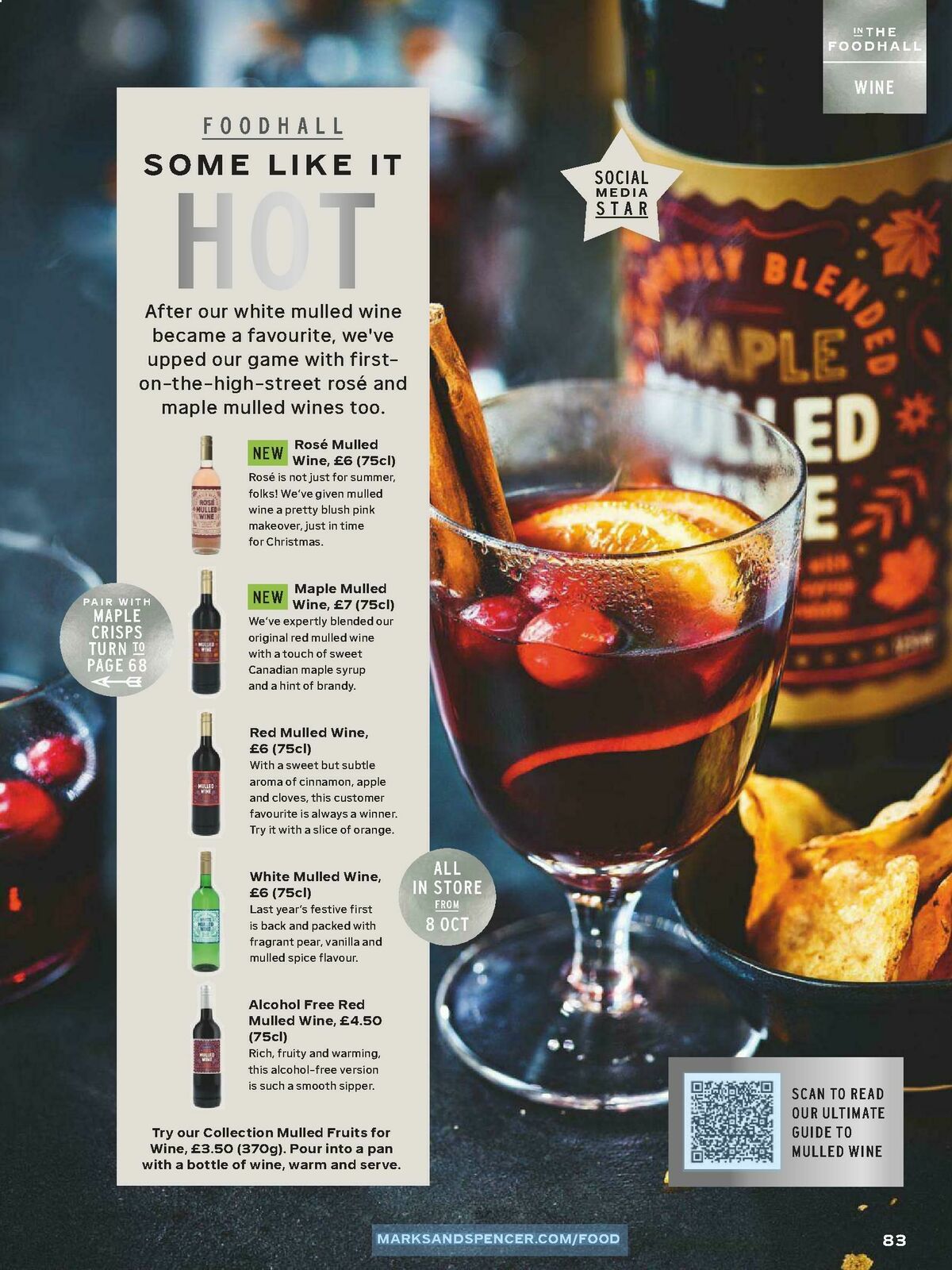 M&S Marks and Spencer Christmas Food to Order Offers from 3 November