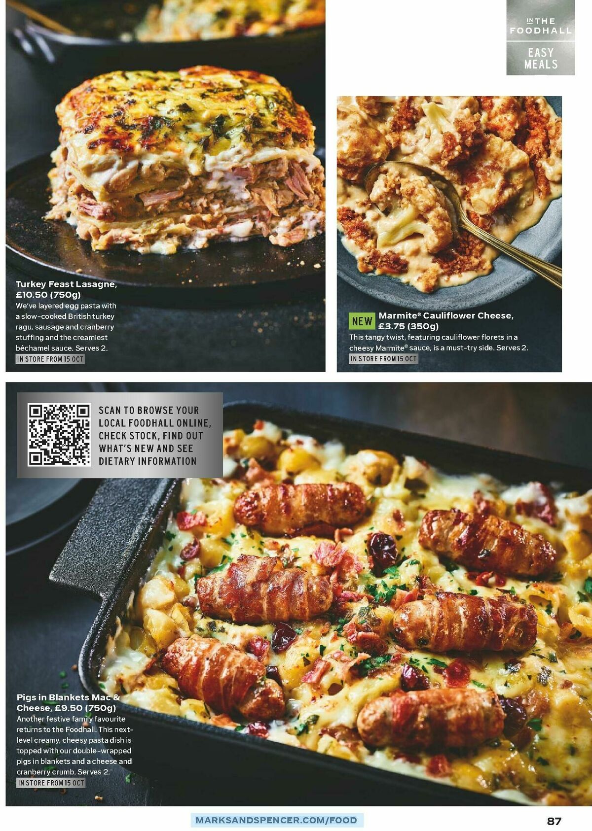 M&S Marks and Spencer Christmas Food to Order Offers from 3 November