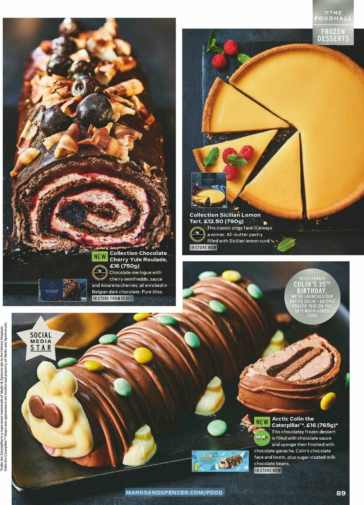 M&S Marks and Spencer Christmas Food to Order Offers from 3 November