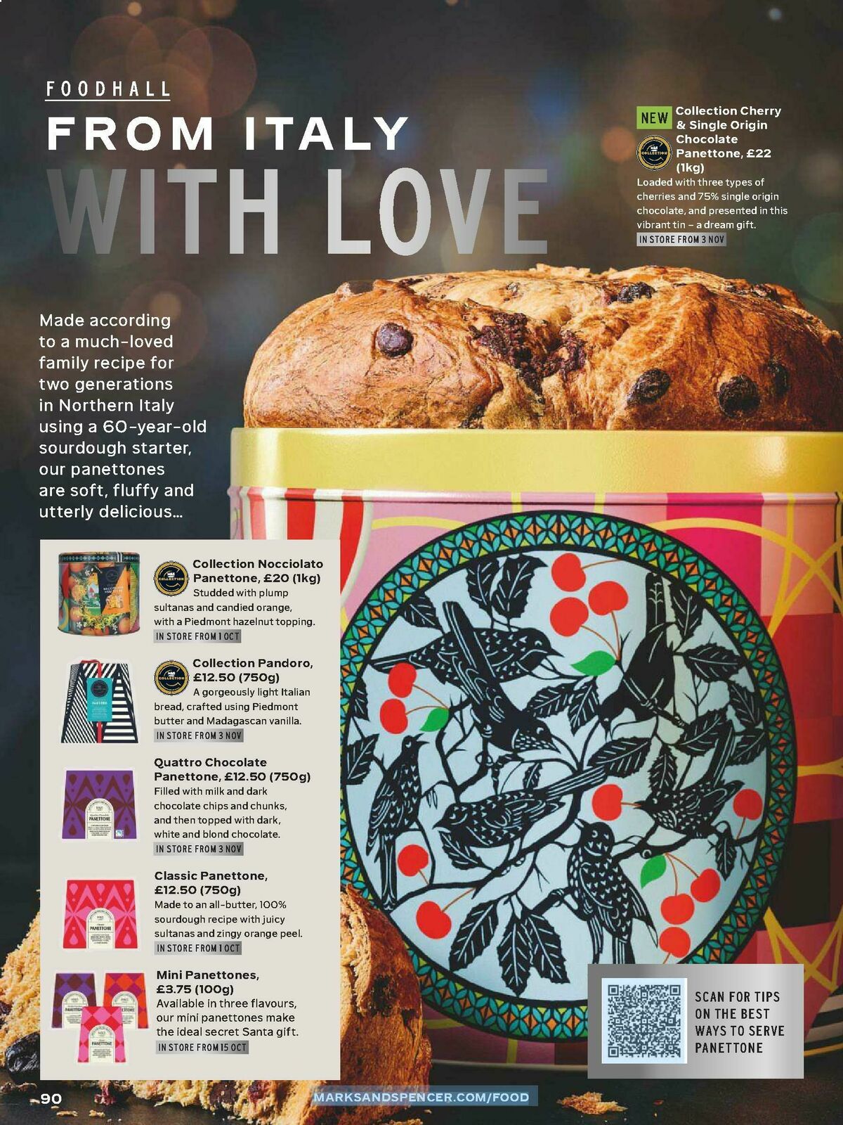 M&S Marks and Spencer Christmas Food to Order Offers from 3 November