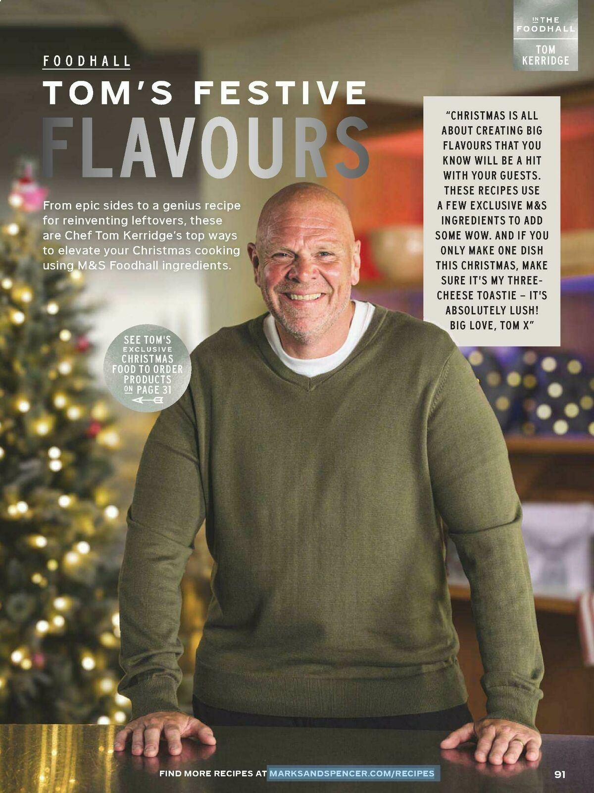 M&S Marks and Spencer Christmas Food to Order Offers from 3 November