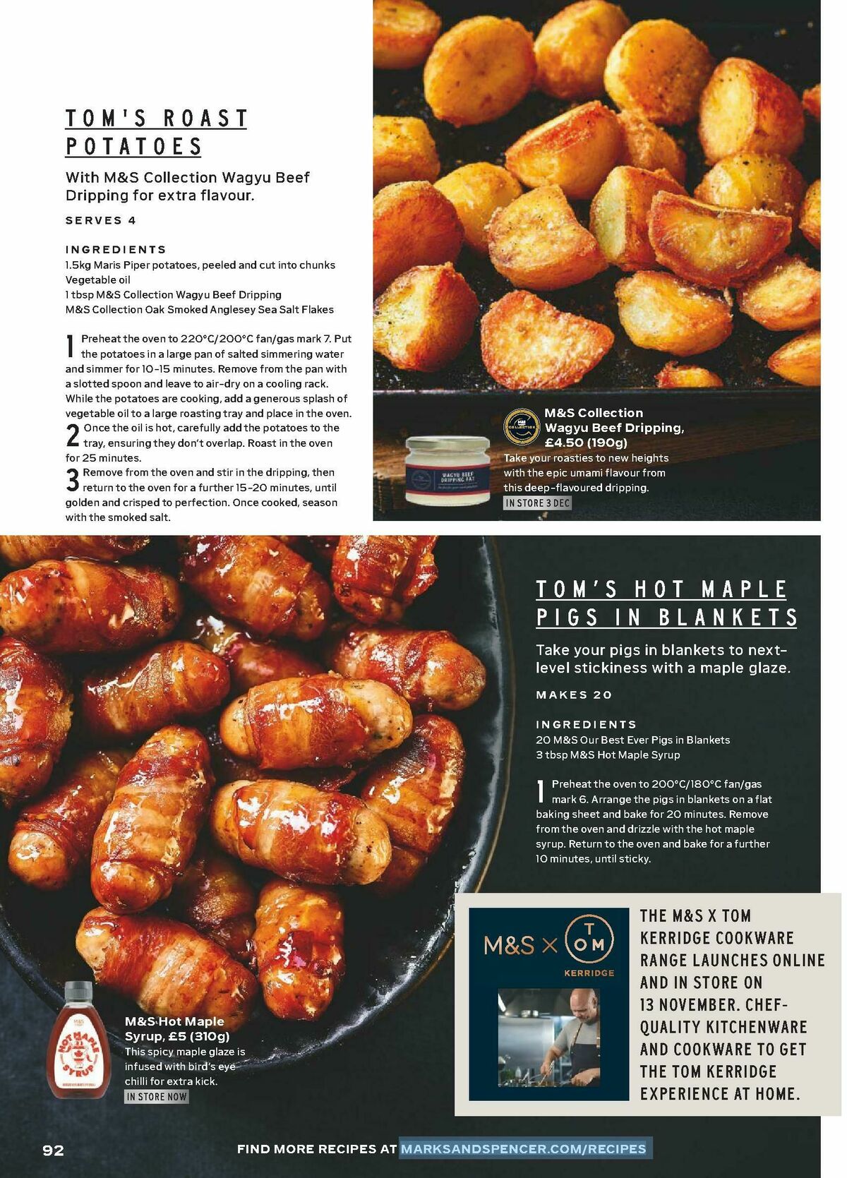 M&S Marks and Spencer Christmas Food to Order Offers from 3 November