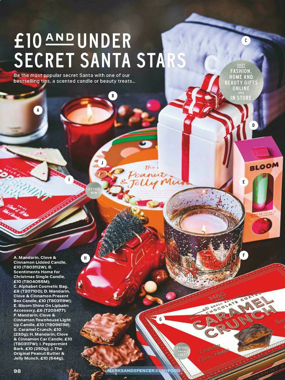 M&S Marks and Spencer Christmas Food to Order Offers from 3 November