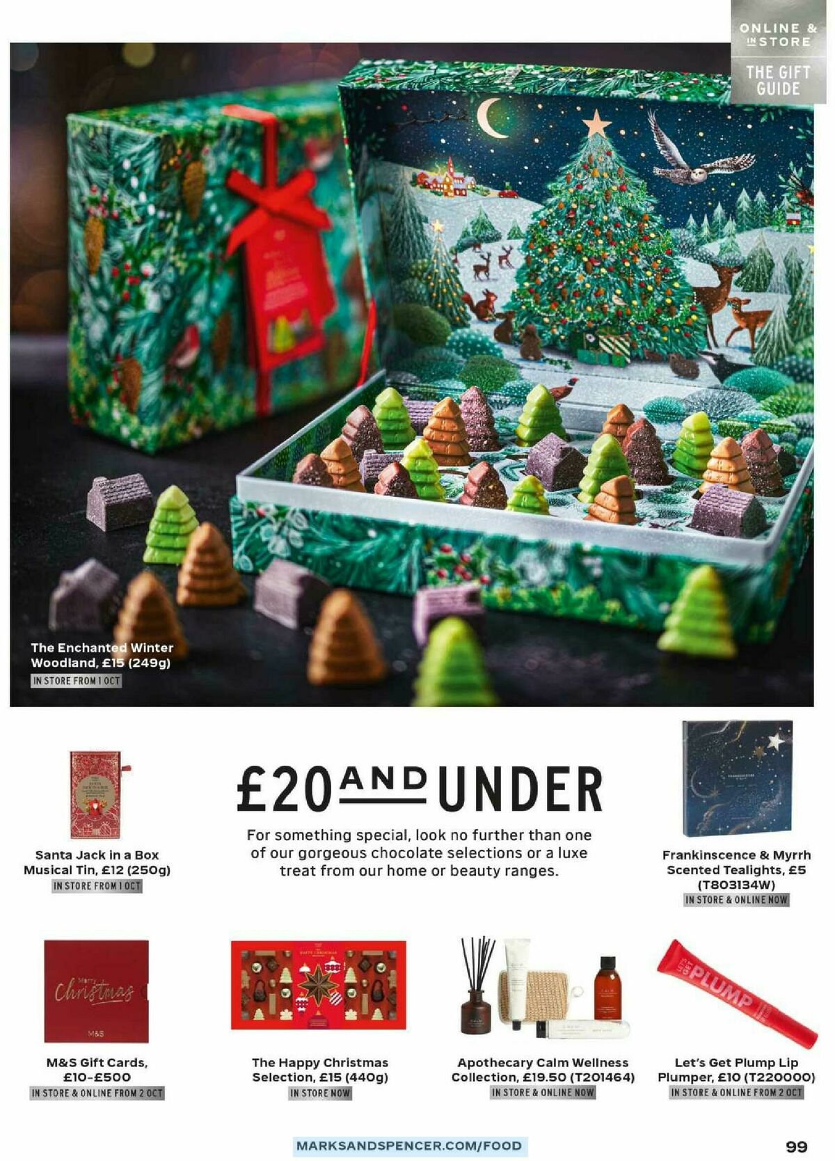 M&S Marks and Spencer Christmas Food to Order Offers from 3 November