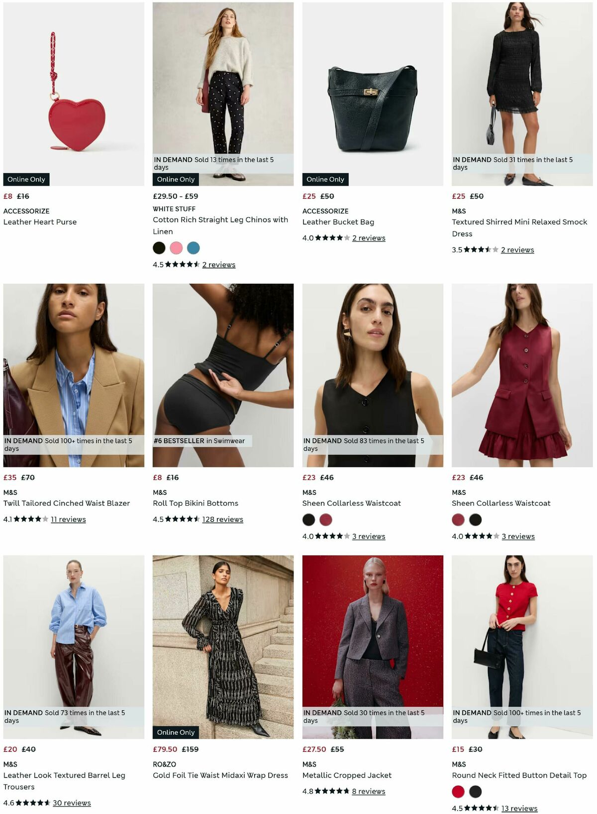 M&S Marks and Spencer Offers from 31 December