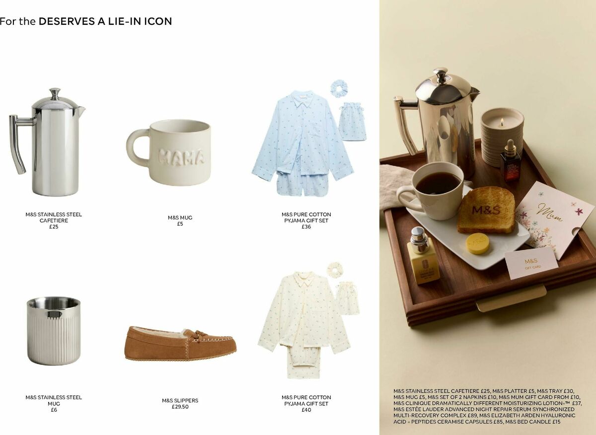 M&S Marks and Spencer Mother's Day Offers from 5 March