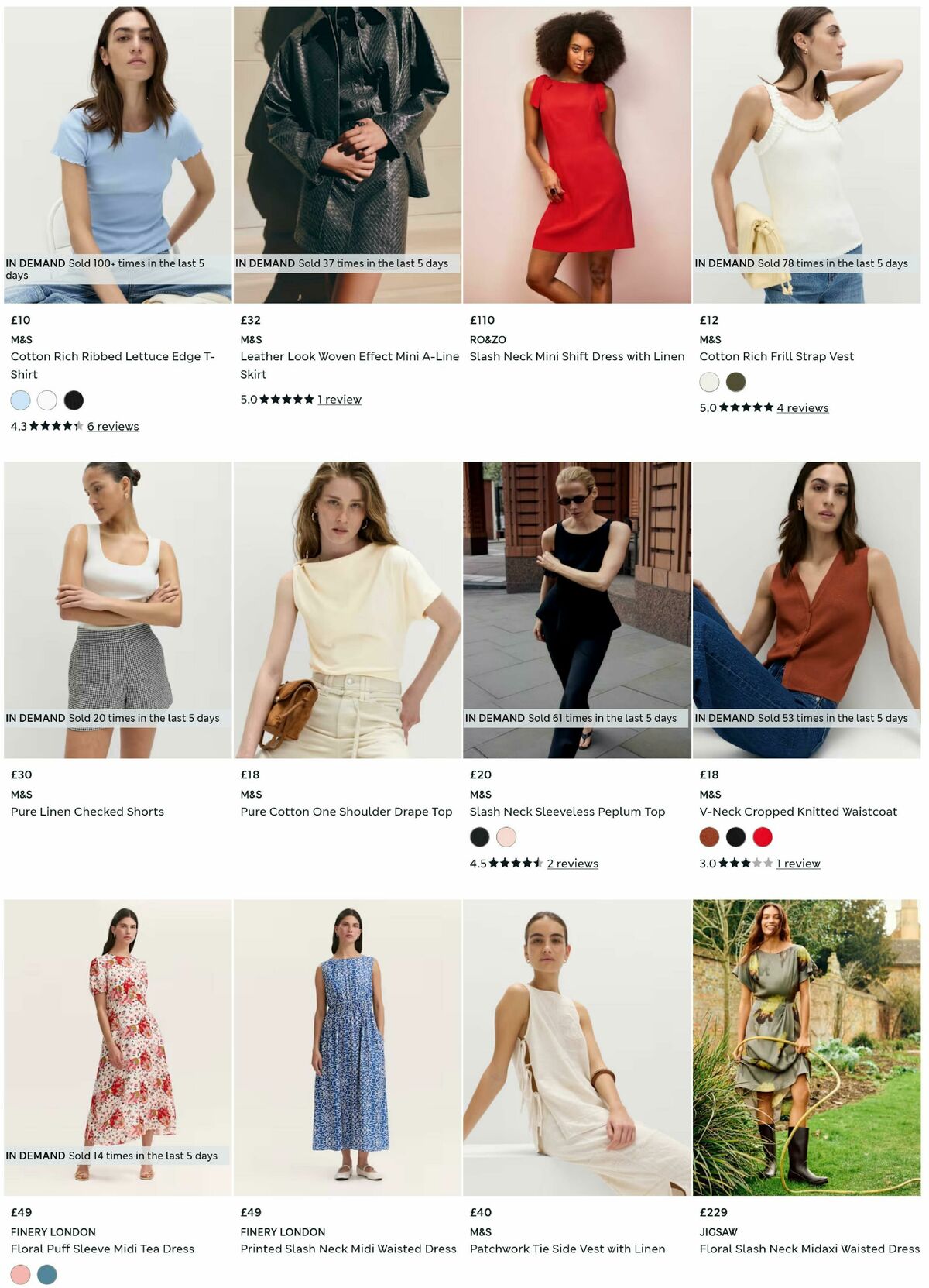 M&S Marks and Spencer Offers from 13 April