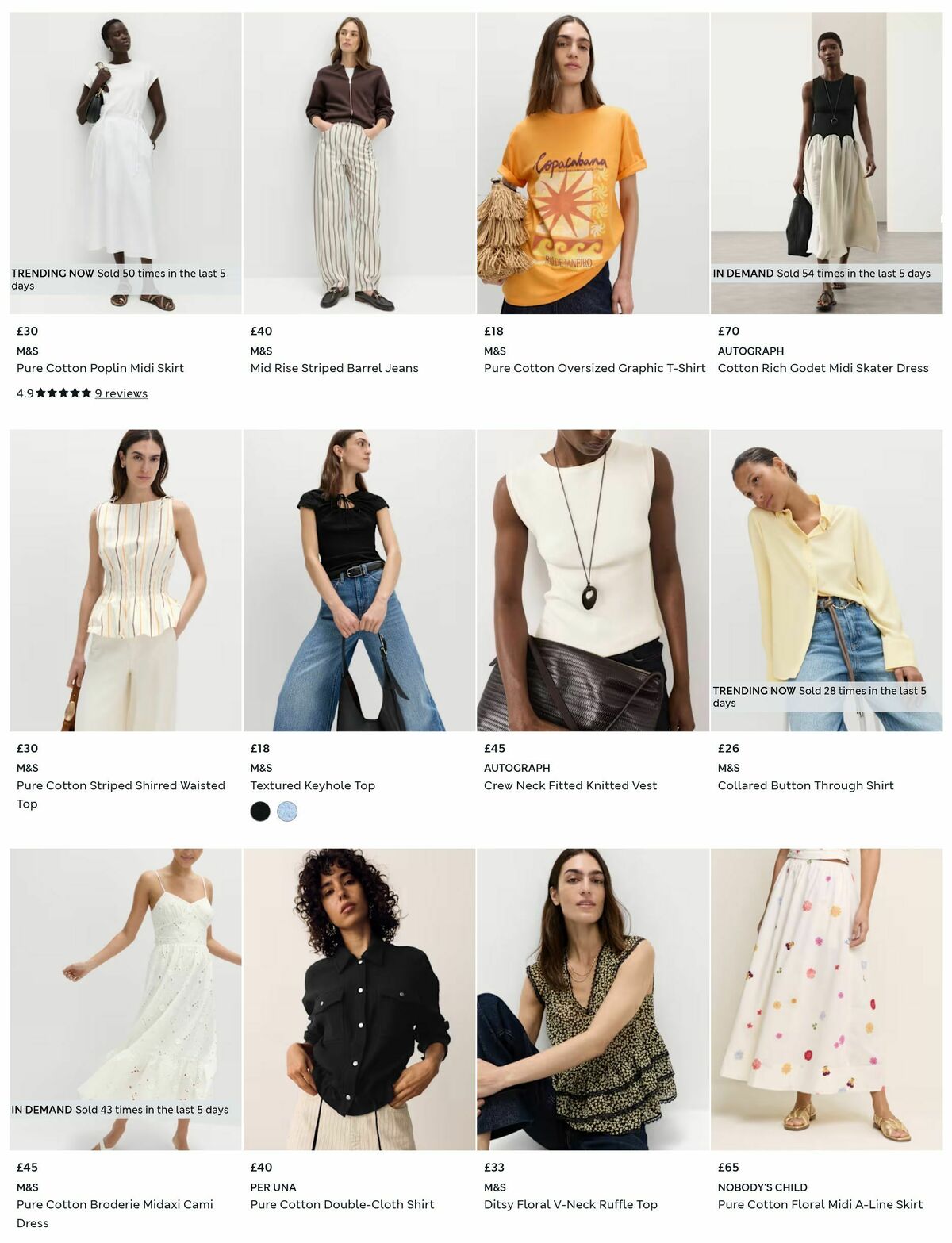 M&S Marks and Spencer Offers from 4 May