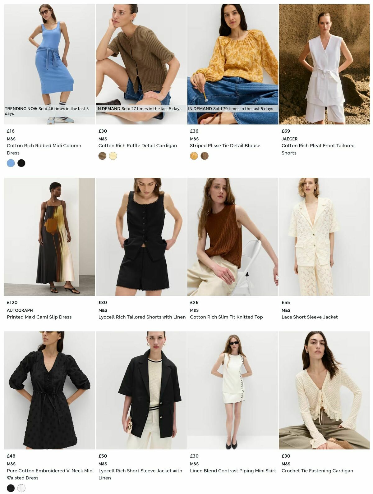 M&S Marks and Spencer Offers from 4 May