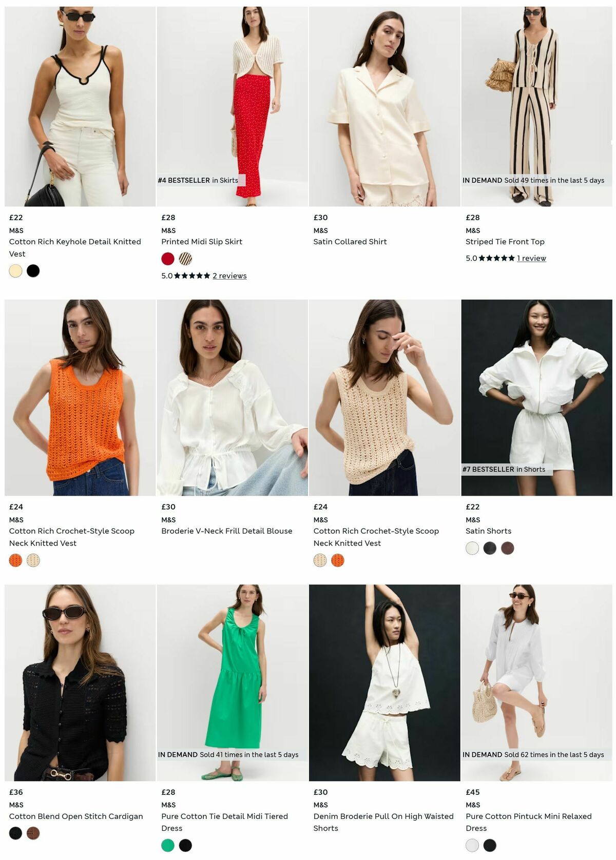 M&S Marks and Spencer Offers from 4 May