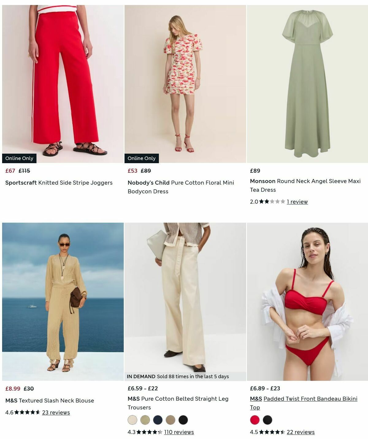 M&S Marks and Spencer Offers from 17 August